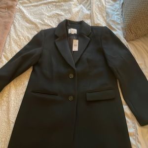LOFT Long Black Coat